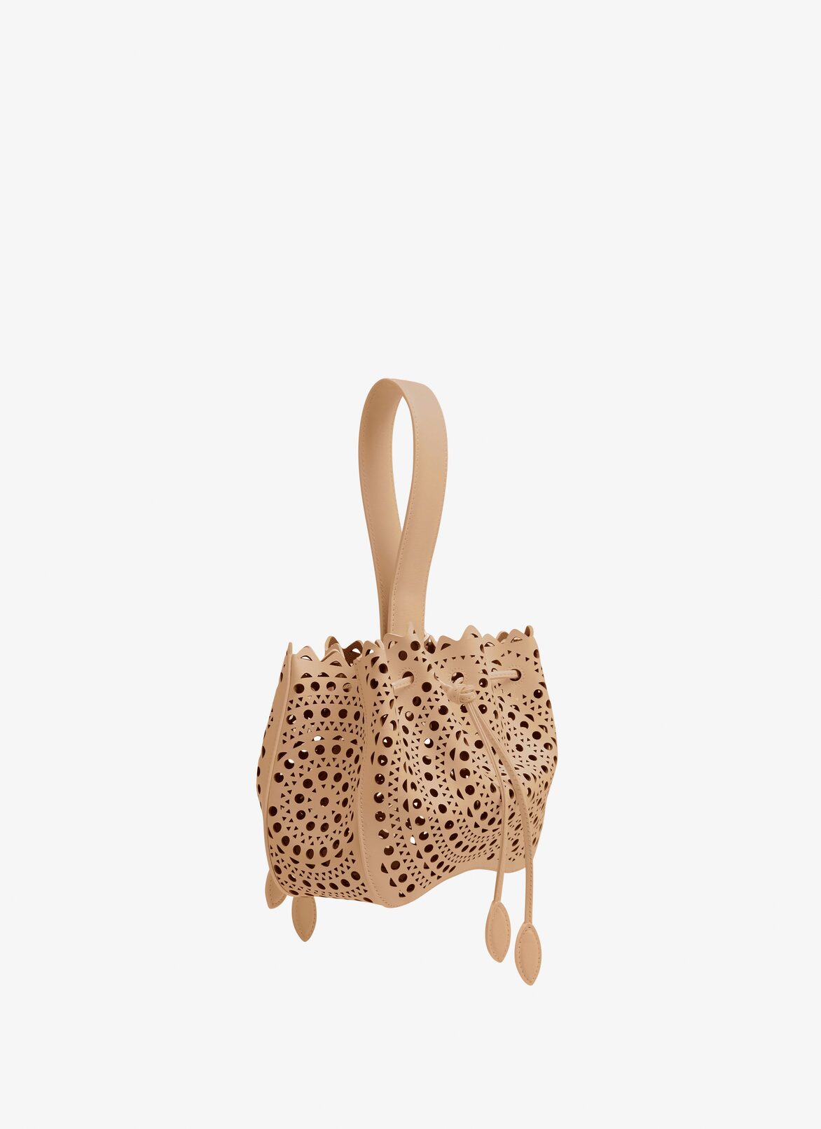 Sac Rose Marie en cuir Vienne ALAÏA SAC ROSE MARIE EN CUIR VIENNE BEIGE